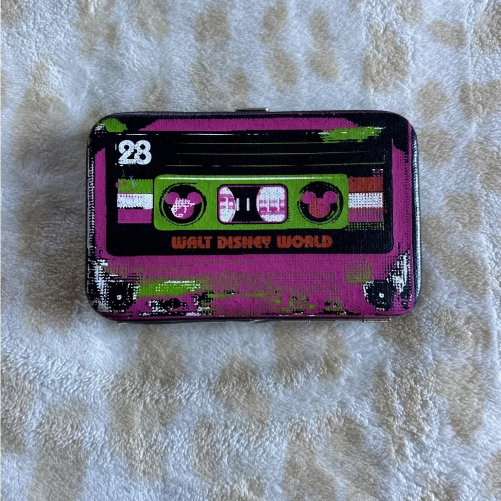 Disney Pink and Green Key & Card Holder